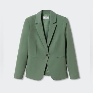Mango Fitted Essential Blazer, Size 14